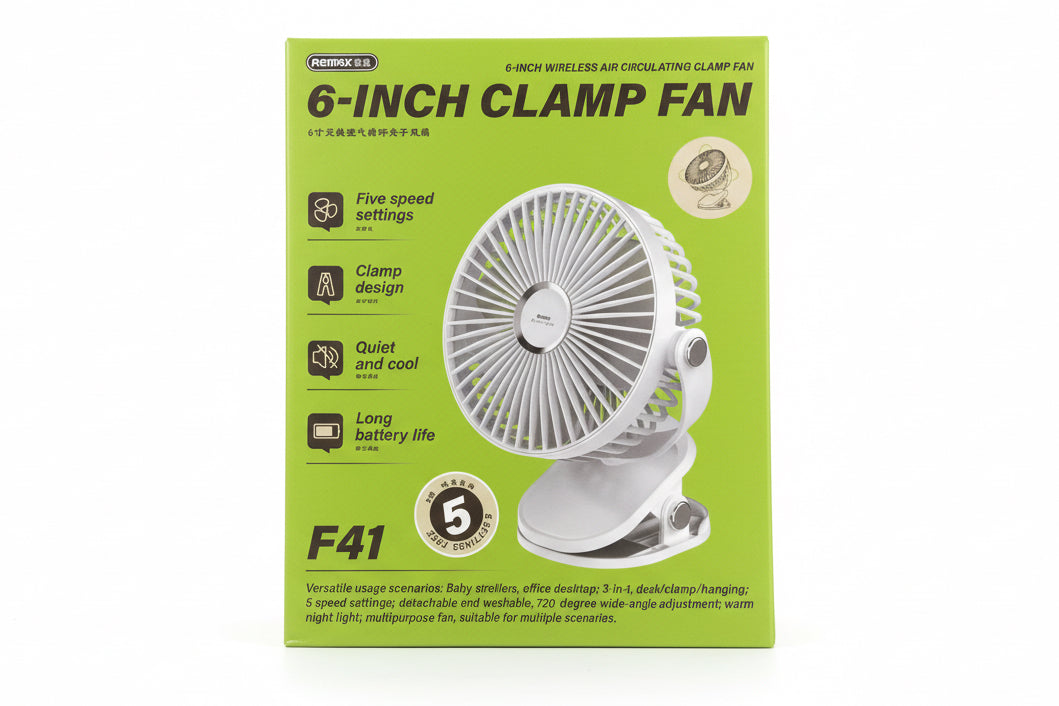 Ventilador de Mesa Portátil REMAX F-41