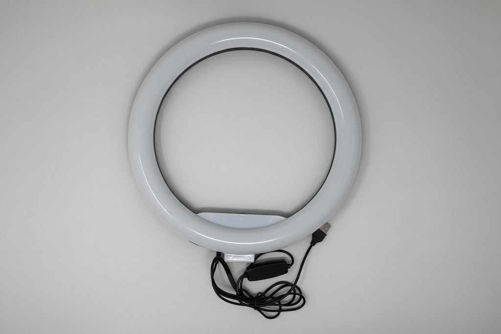 Aro de luz LED versátil con tres tonalidades seleccionables: cálida, fría y blanca LJJ-33
