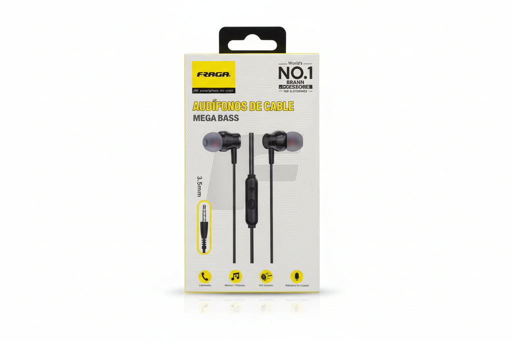 Audífono Manos Libres Fraga Mega Bass