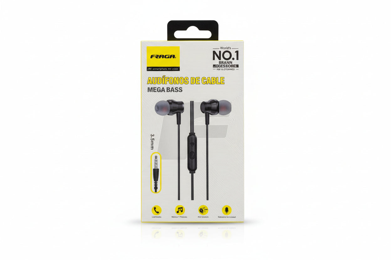Audífono Manos Libres Fraga Mega Bass